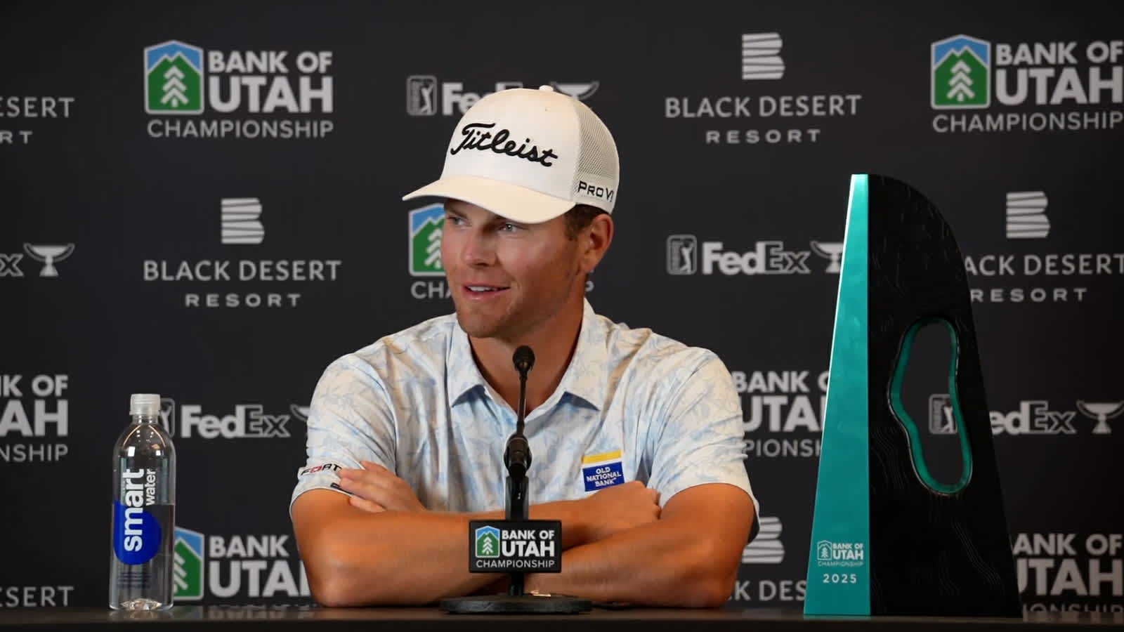 Michael Brennan’s news conference after winning Bank of Utah