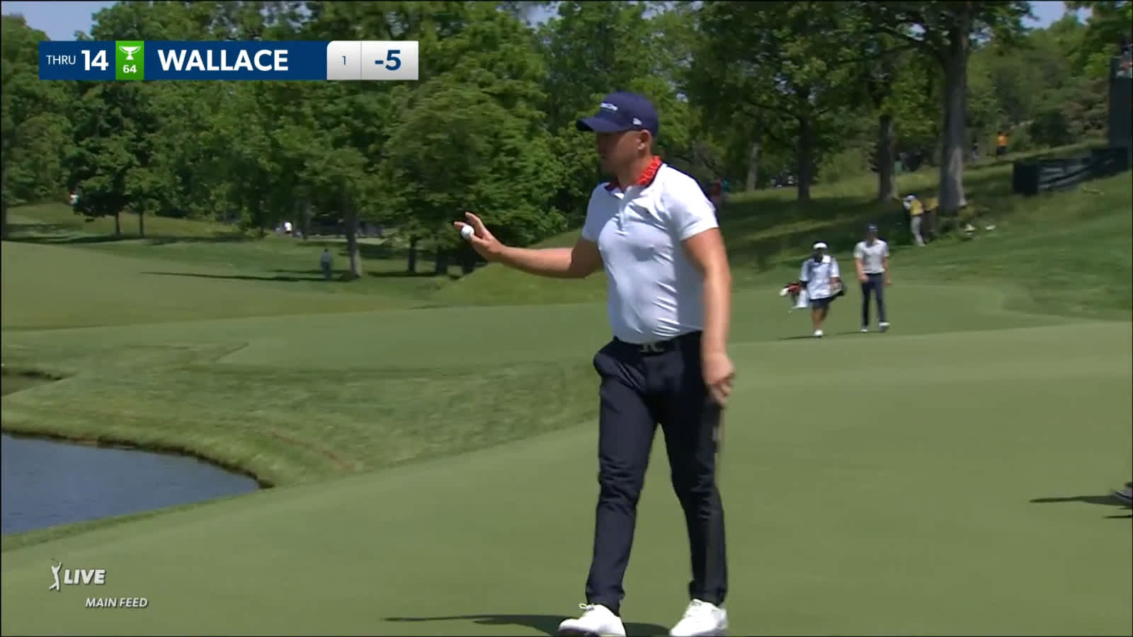 Matt Wallace's 138-yard approach sets up birdie at the Memorial