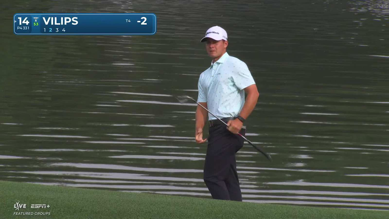 Karl Vilips makes birdie on No. 14 at THE CJ CUP