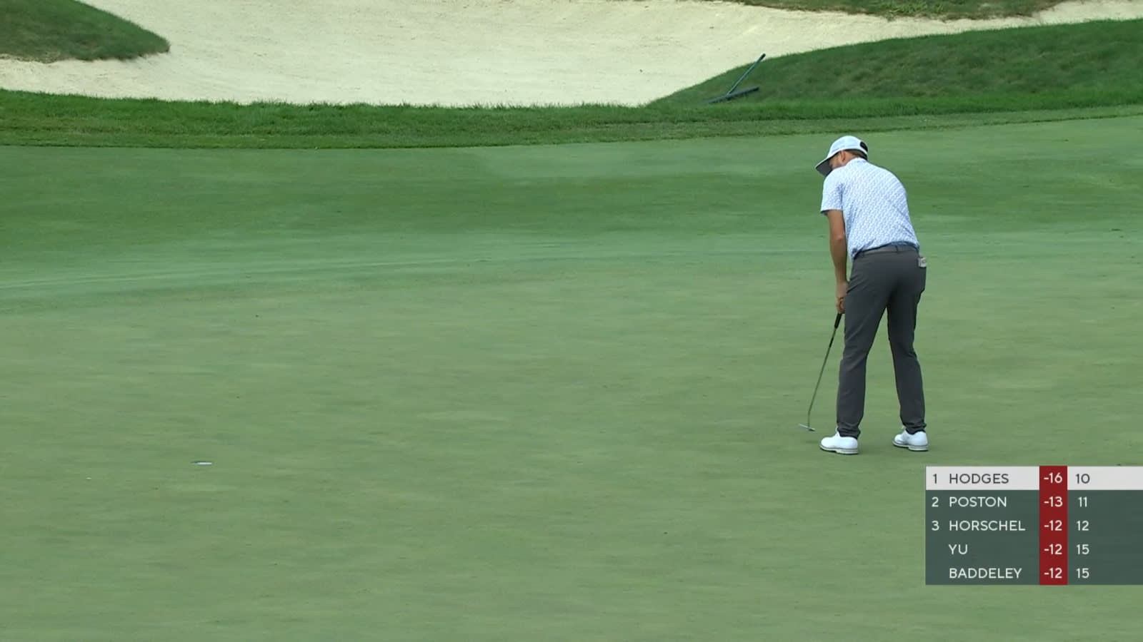 Lee Hodges cards birdie at 3M Open