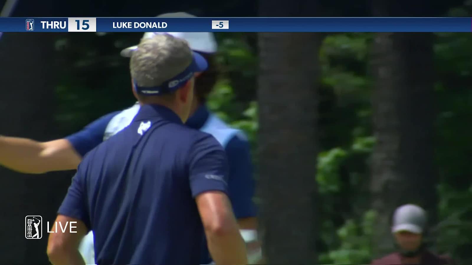 Luke Donald birdies No. 15 at Palmetto Championship