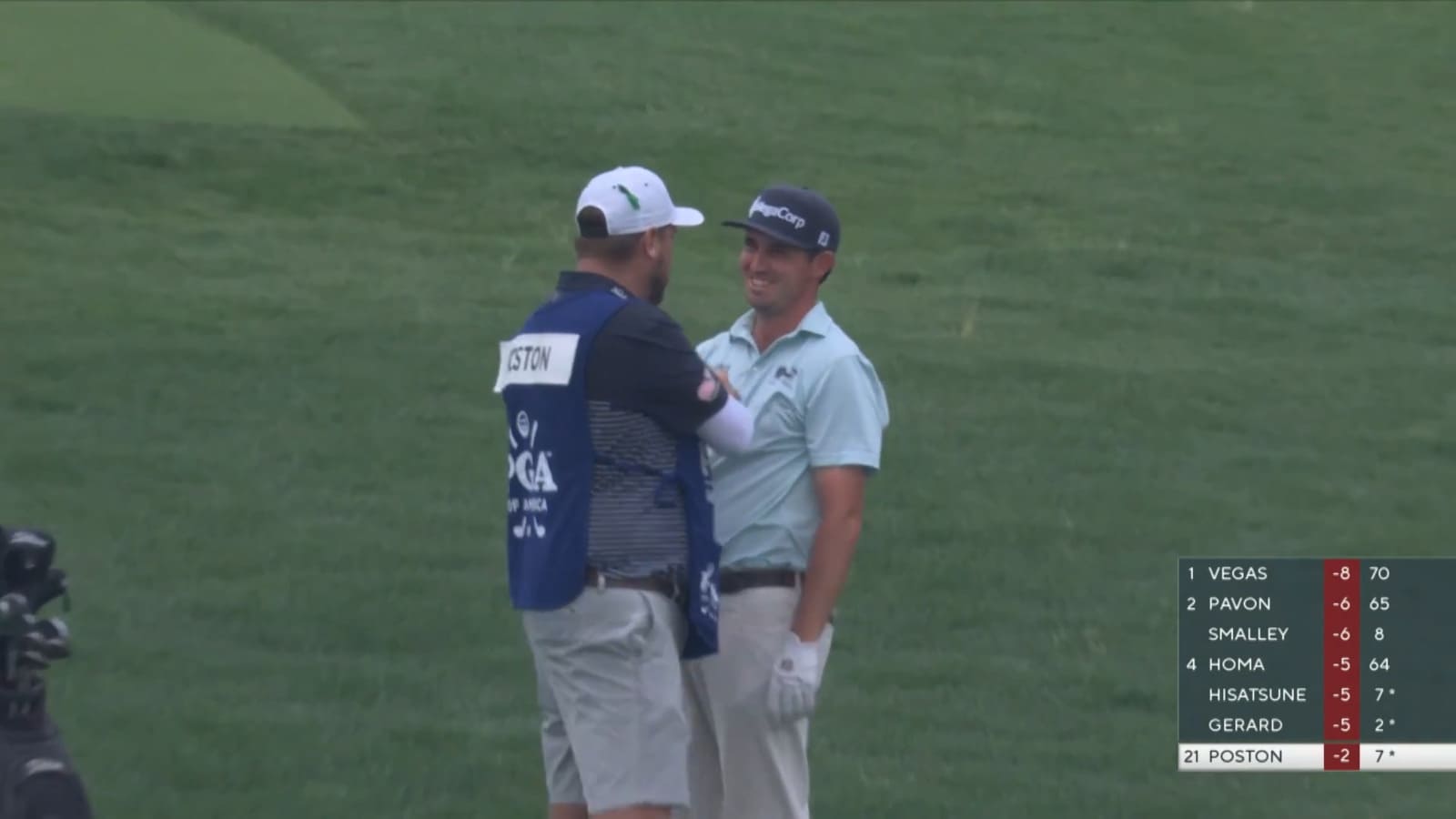 JT Poston makes rare hole-in-three at PGA Championship