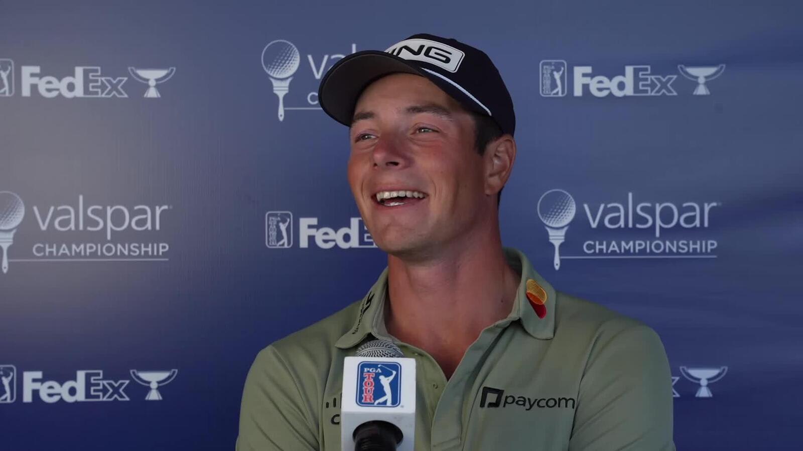 Viktor Hovland’s interview after Round 3 of Valspar