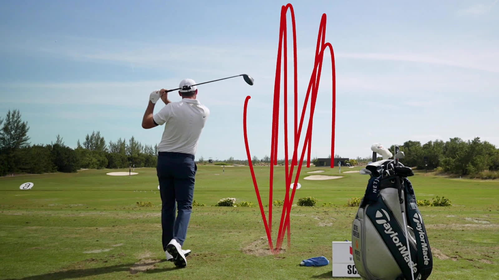 Tracing Scottie Scheffler’s range session