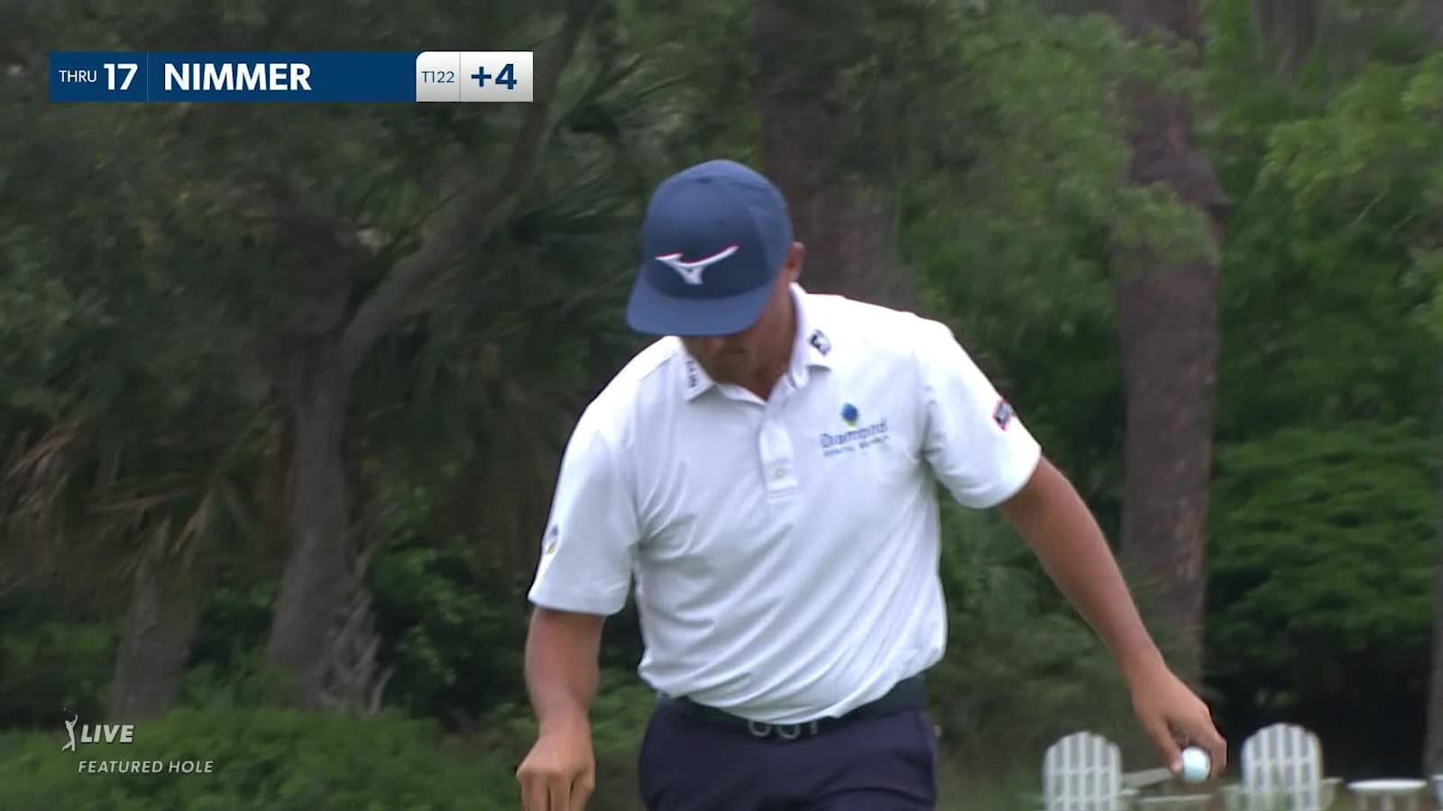 Bryson Nimmer's pin-high tee shot leads to birdie at RBC Heritage
