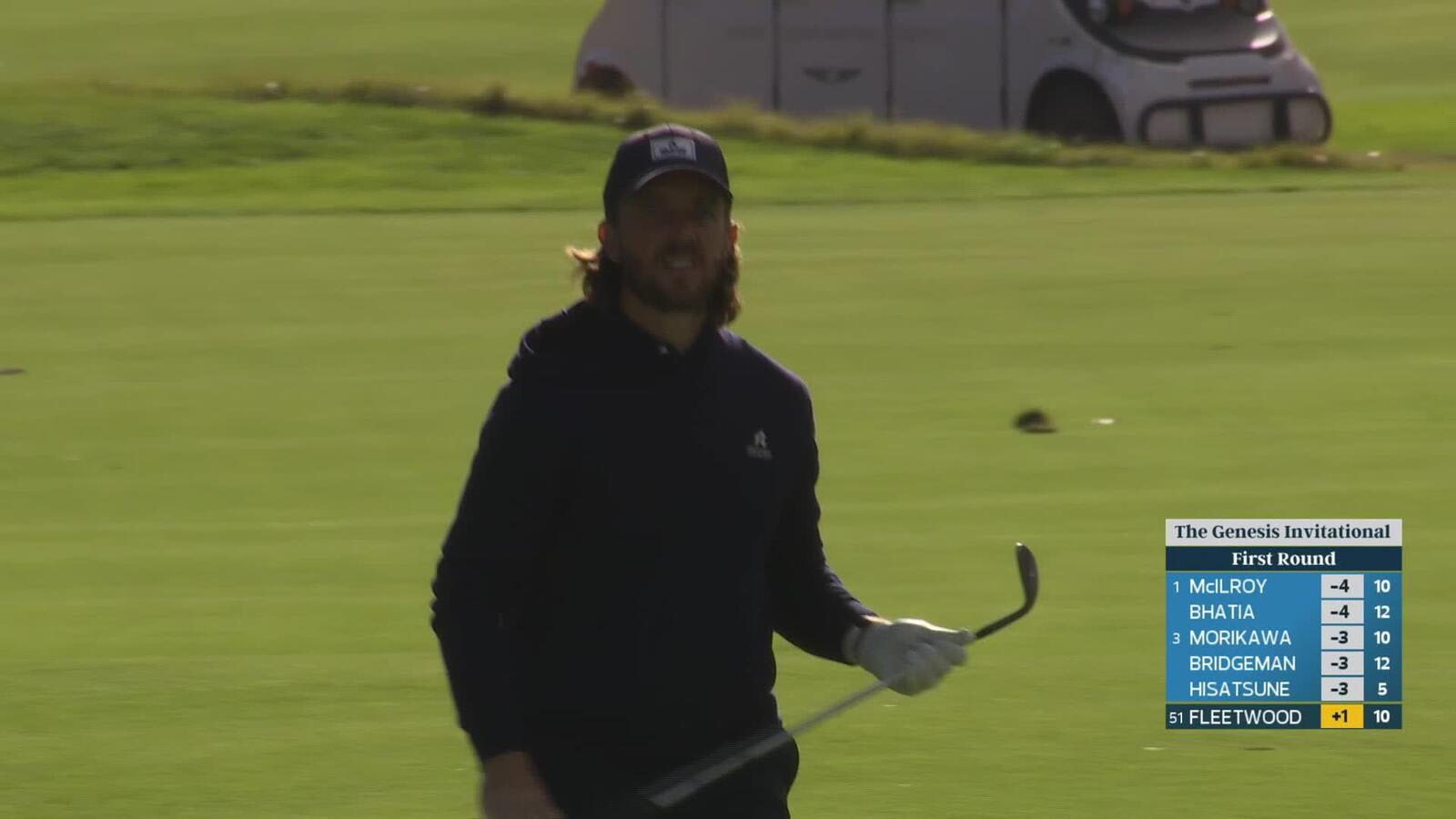 Tommy Fleetwood hits 52-yard approach to 2 feet, sets up birdie on No. 11 at The Genesis