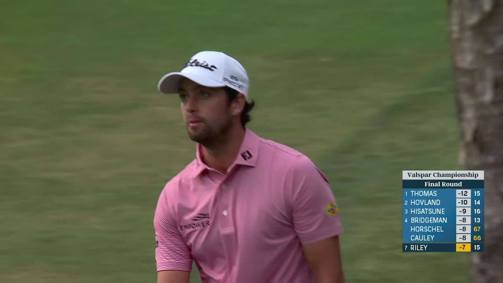 Davis Riley throws dart from first cut and birdies at Valspar
