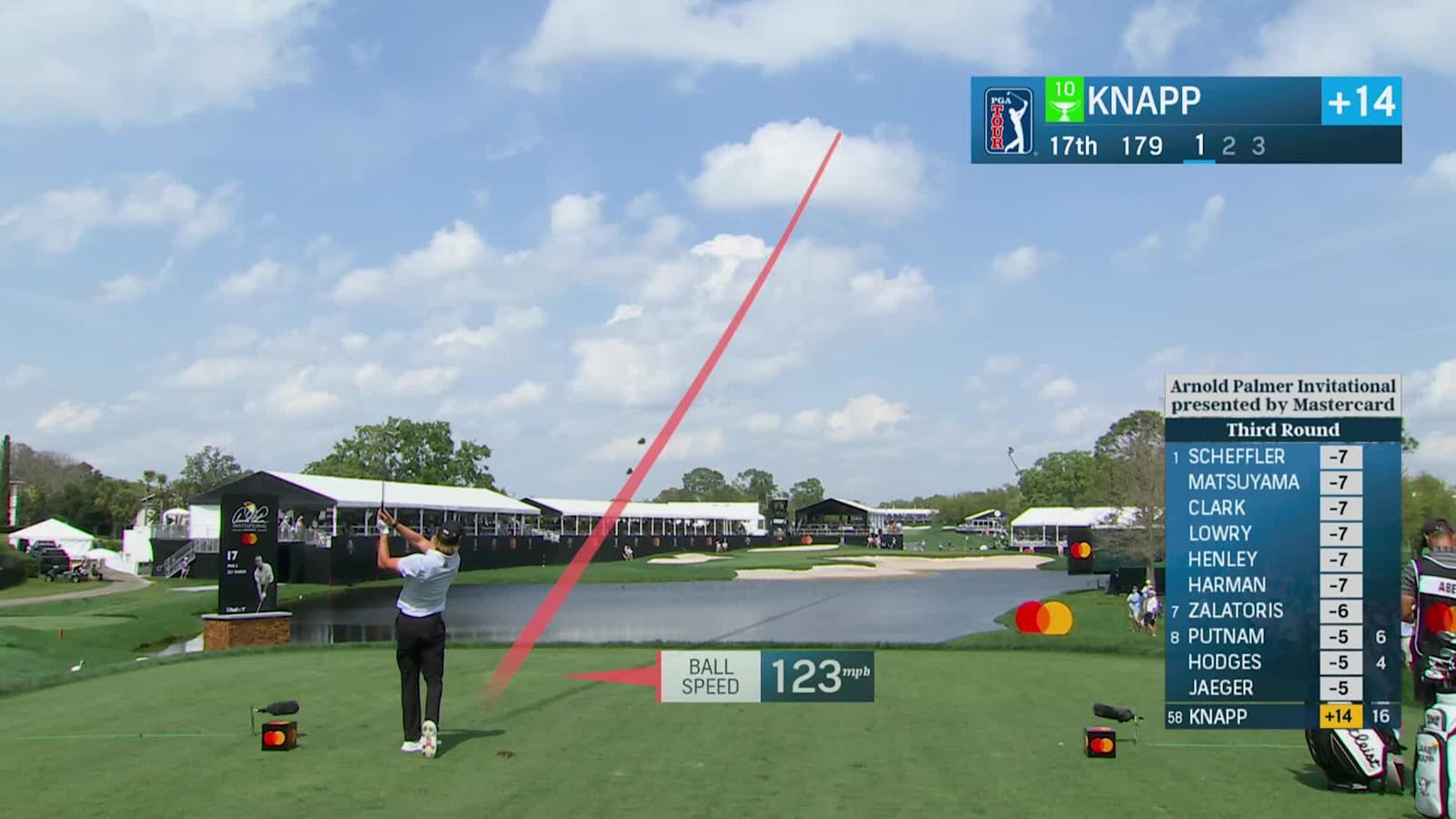 Jake Knapp nearly aces No. 17 at Arnold Palmer