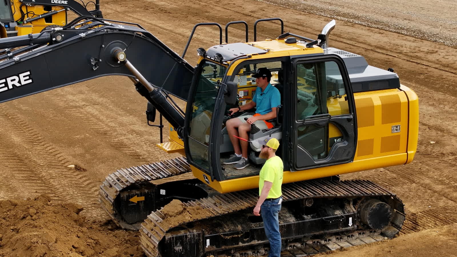Adam Schenk and family enjoy 'The Big Dig' at John Deere