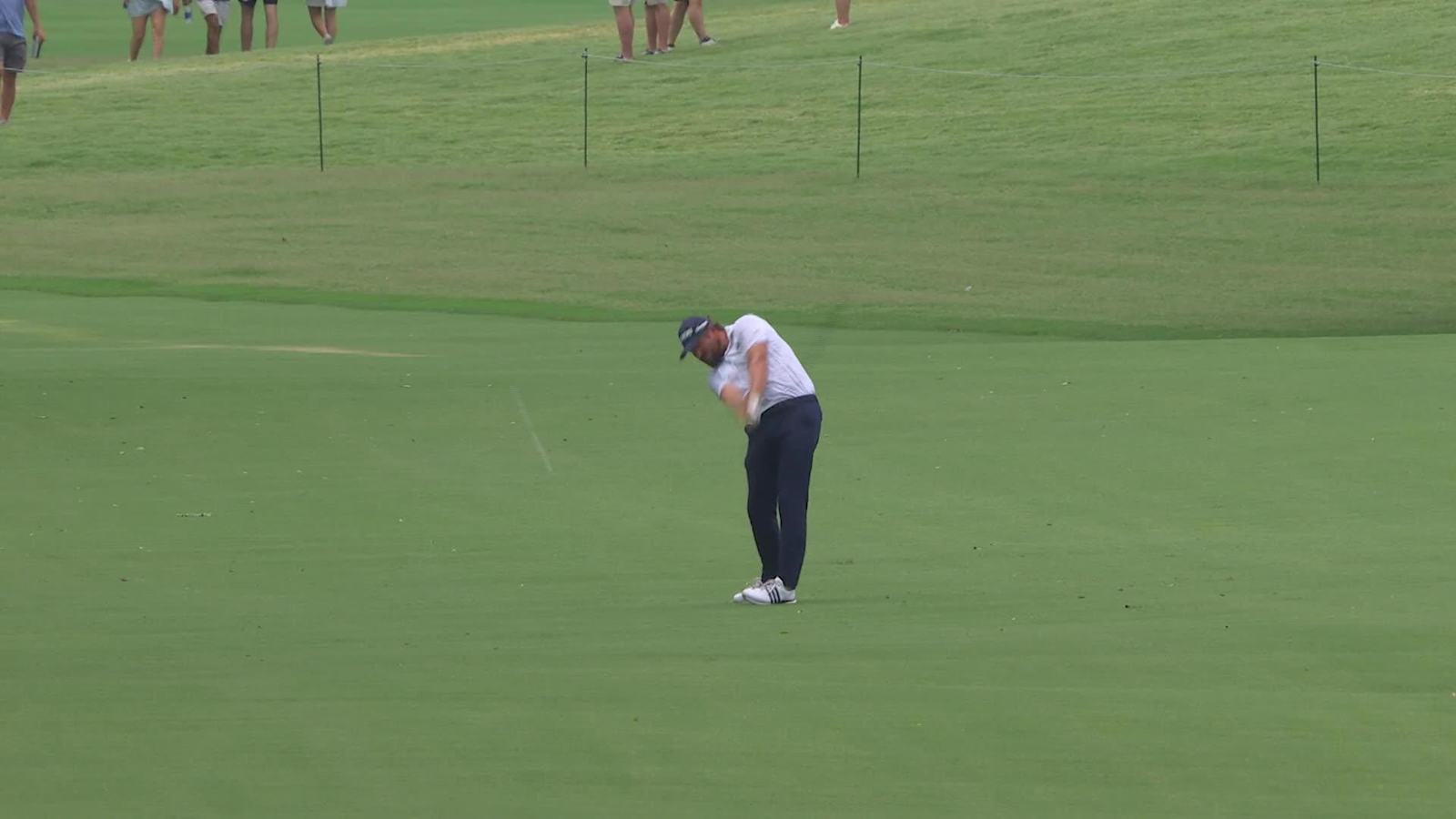 Andrew Novak makes birdie on No. 11 at Charles Schwab