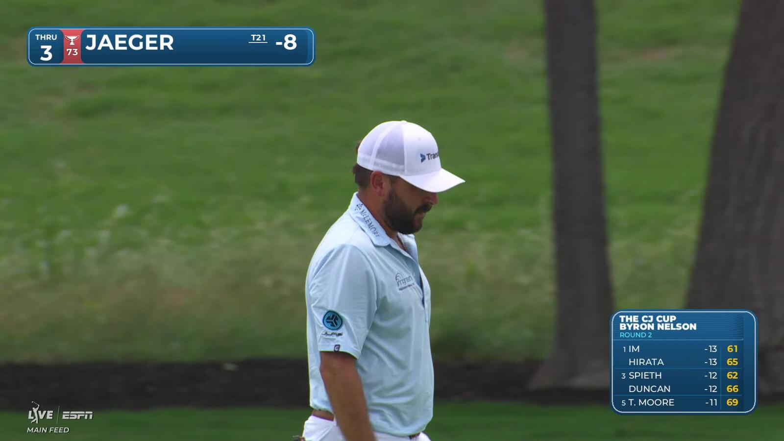 Stephan Jaeger's 116-yard approach sets up birdie on No. 3 at THE CJ CUP