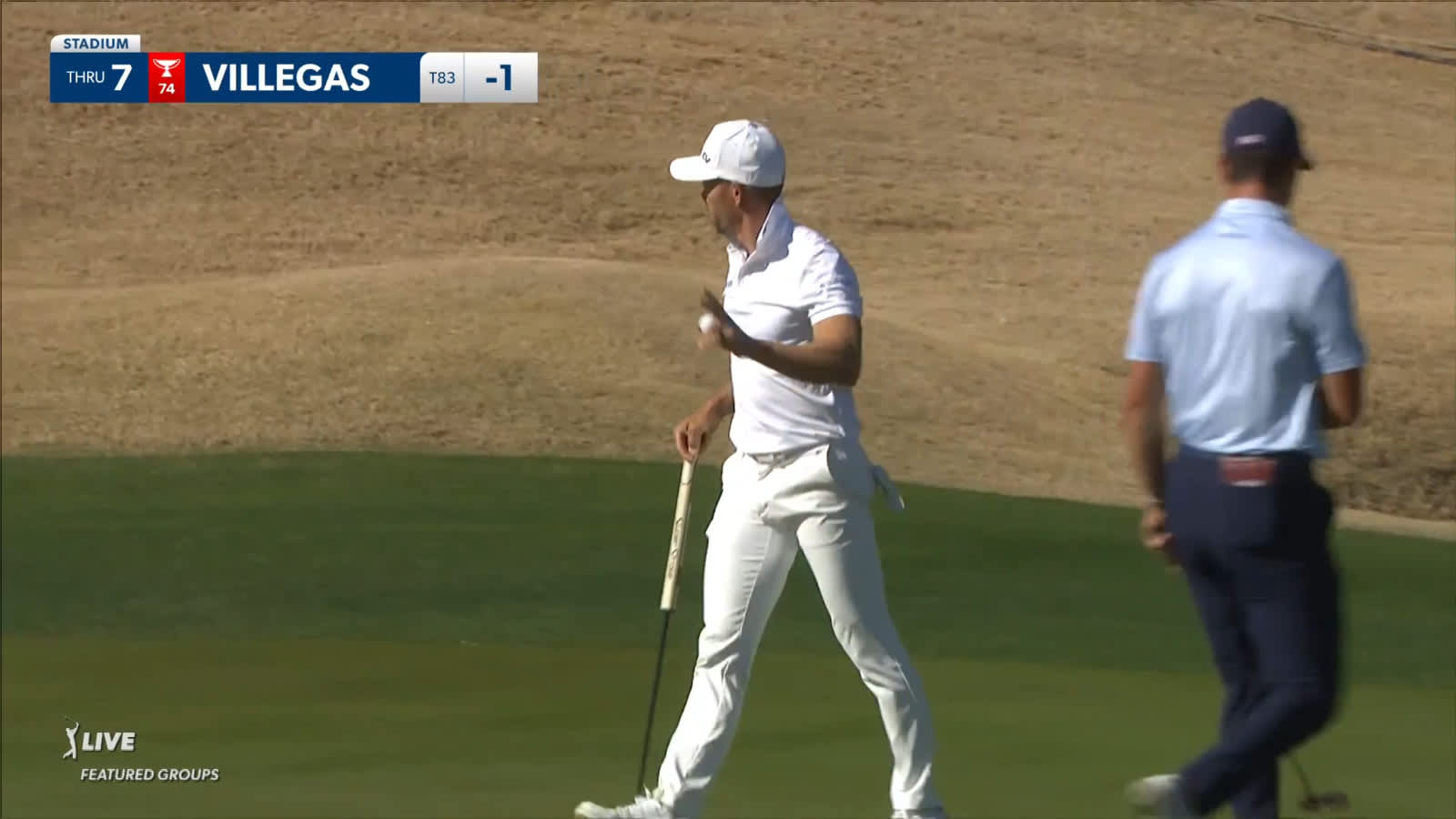 Camilo Villegas spins approach back in tight at The American Express