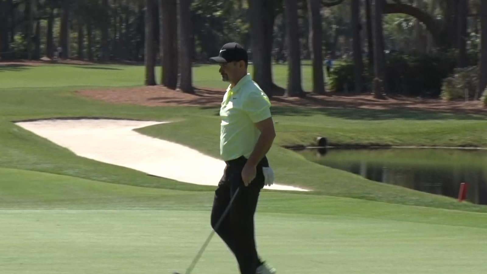 Rory Sabbatini converts birdie putt on No. 8 at RBC Heritage