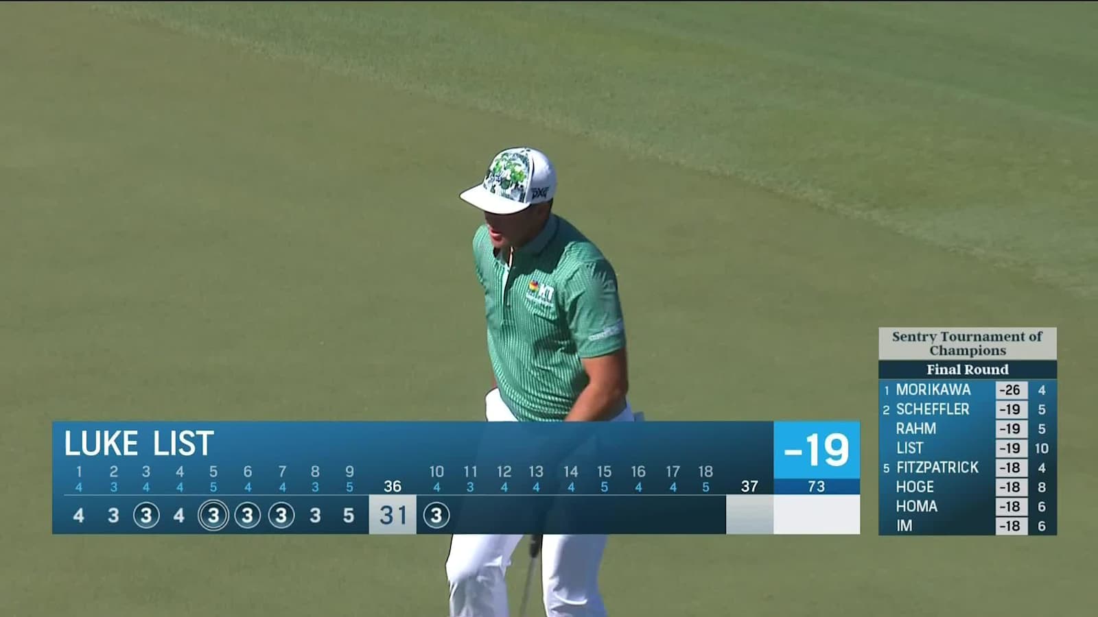 Luke List makes birdie on No. 10 at Sentry