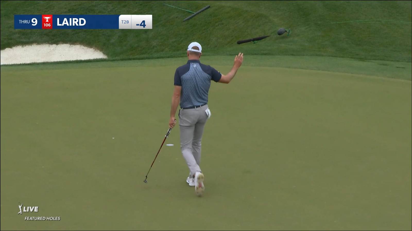 Martin Laird makes 10-foot putt for birdie at Houston Open