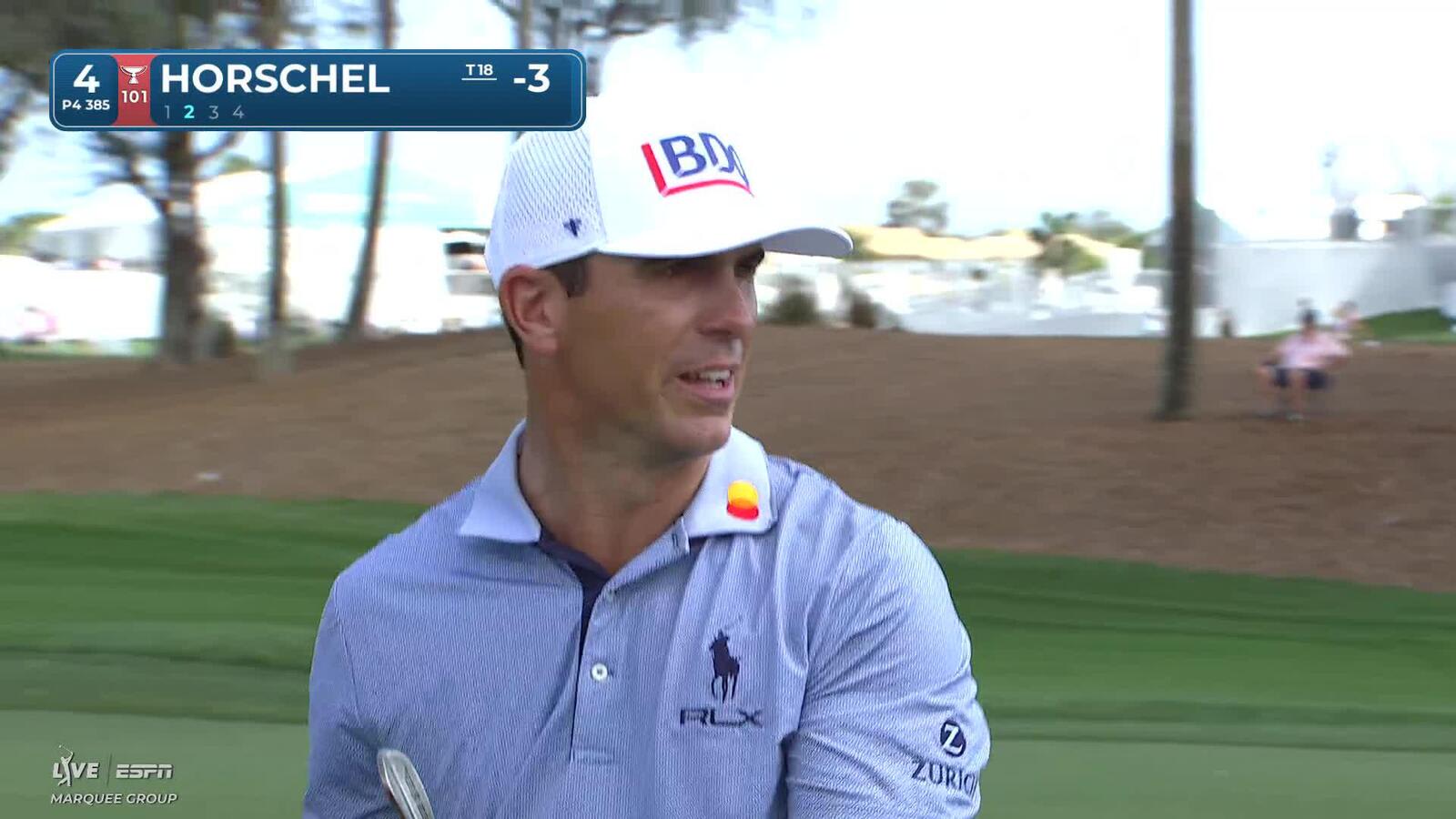 Billy Horschel hits 109-yard approach to 14 feet, sets up birdie on No. 4 at Cognizant Classic