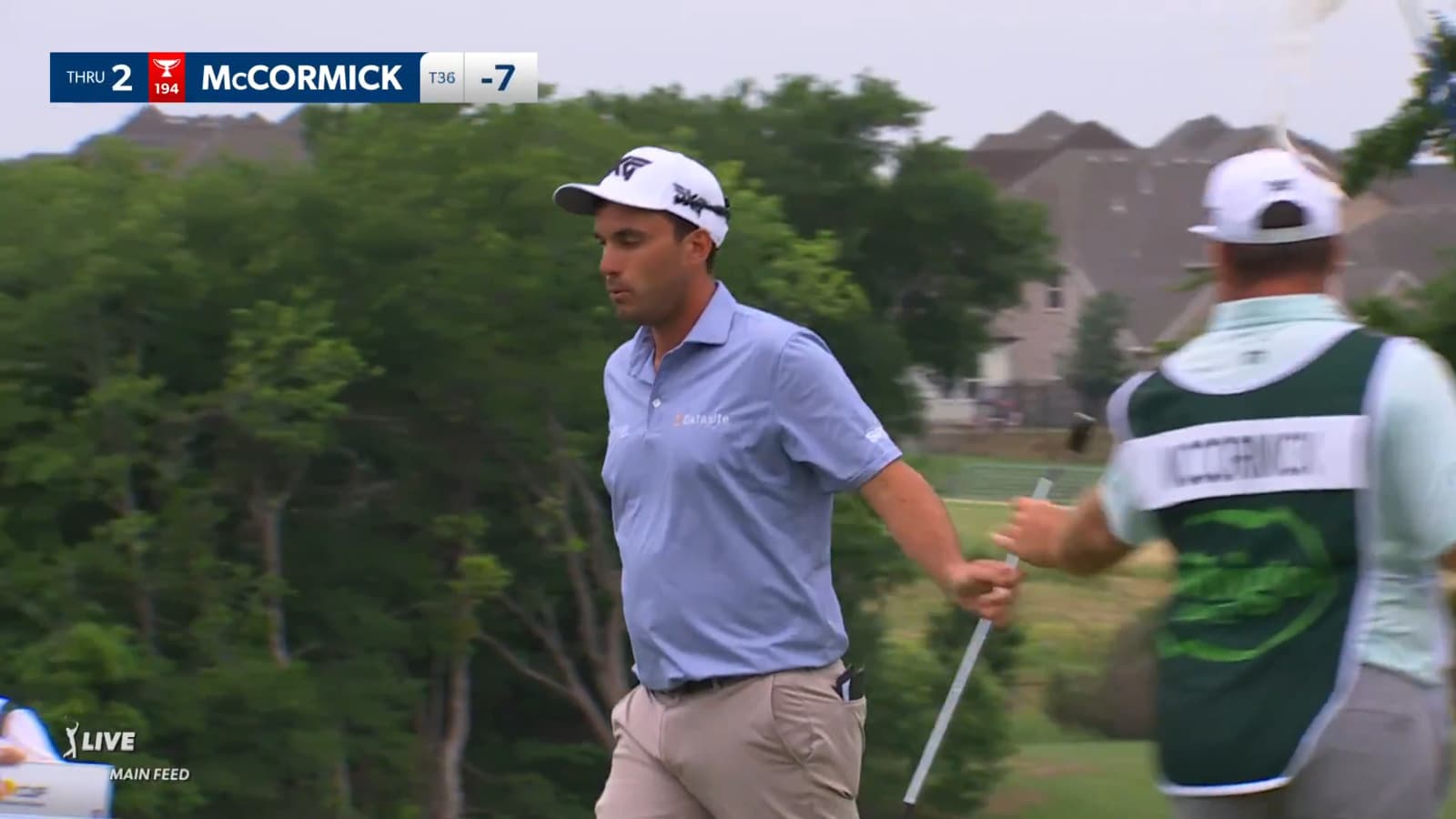 Ryan McCormick holes birdie putt from 18 feet at THE CJ CUP