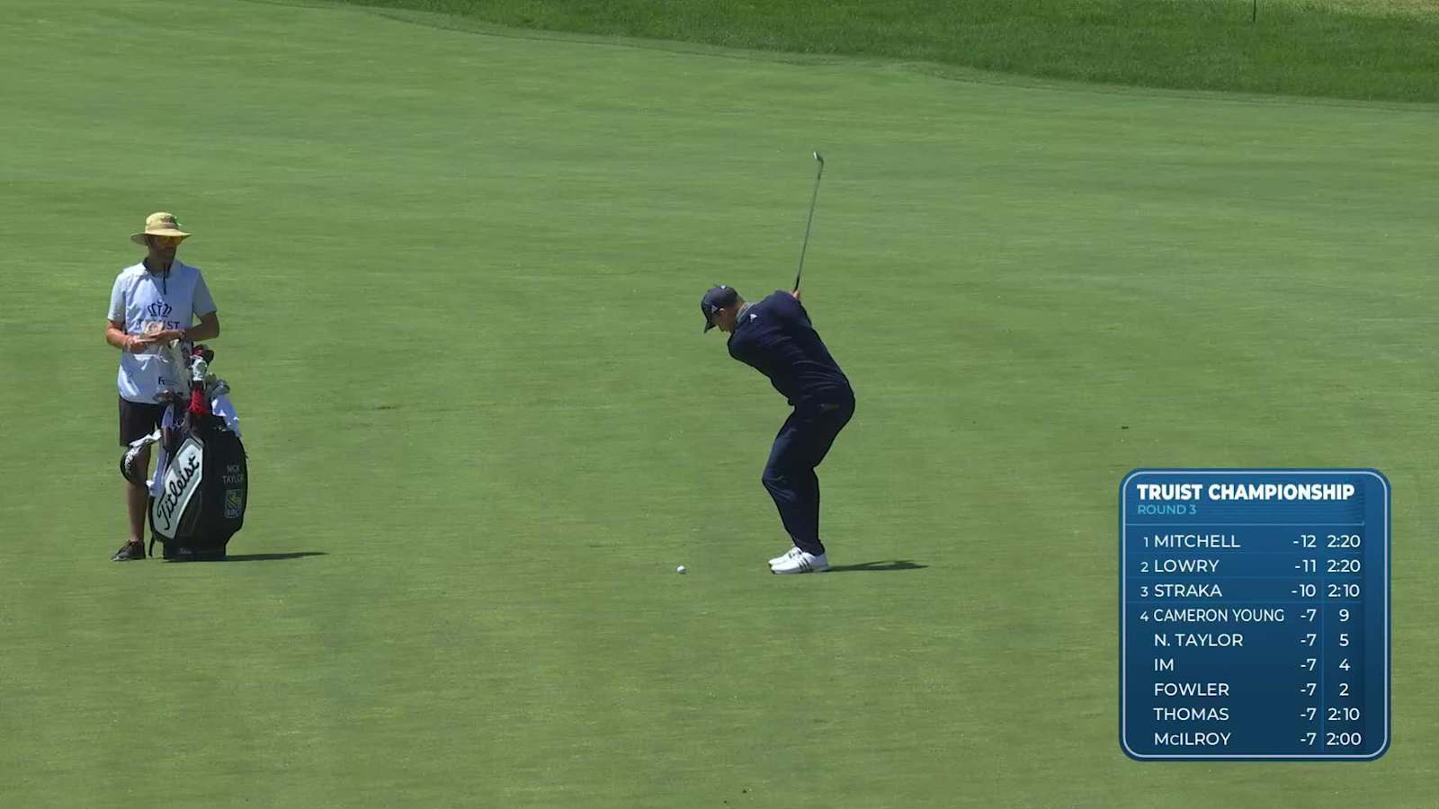 Nick Taylor makes birdie on No. 6 at Truist Championship