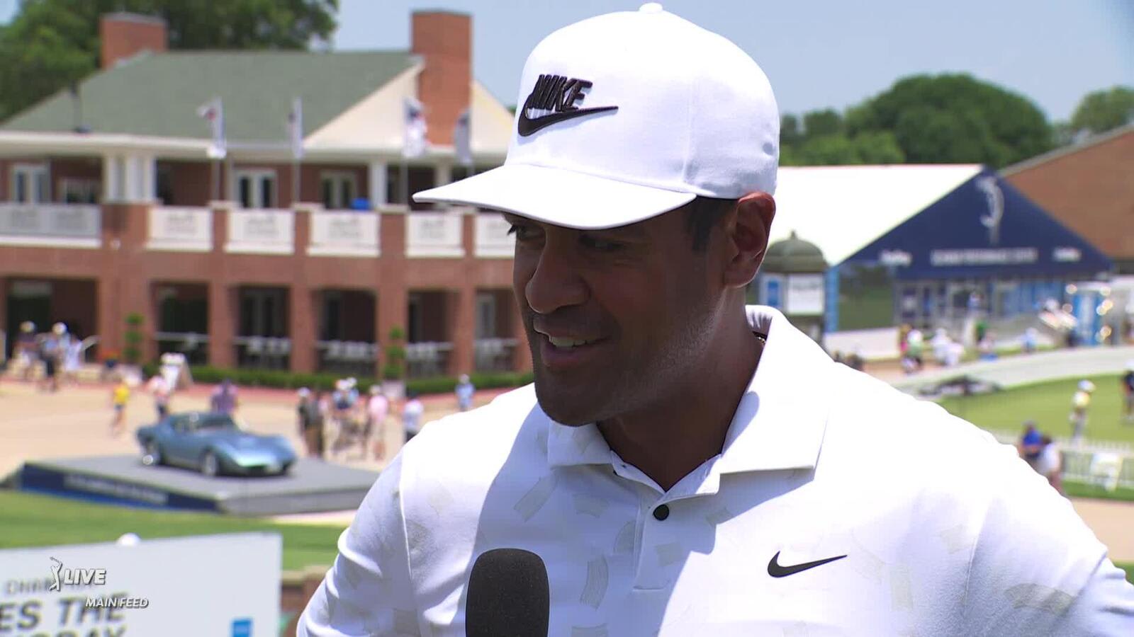 Tony Finau’s interview after Round 1 of Charles Schwab
