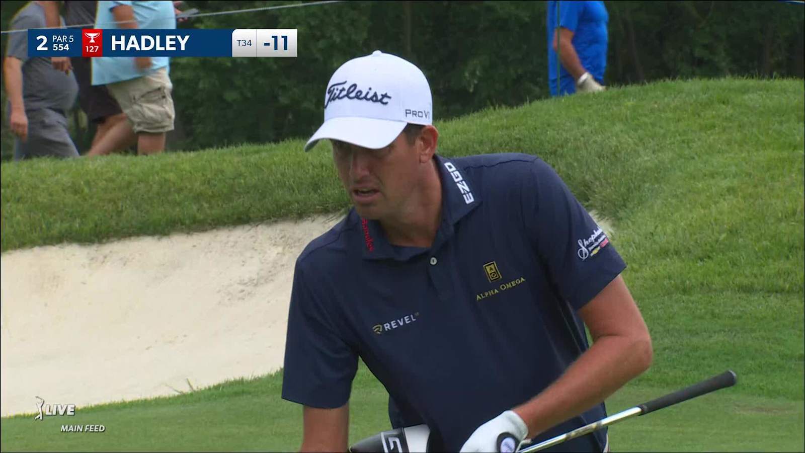 Chesson Hadley cards birdie at John Deere