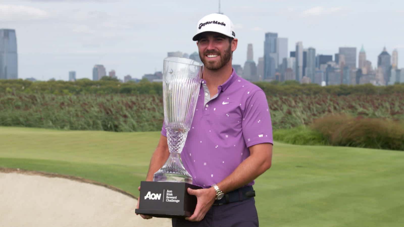 Matthew Wolff wins Aon Risk Reward Challenge award