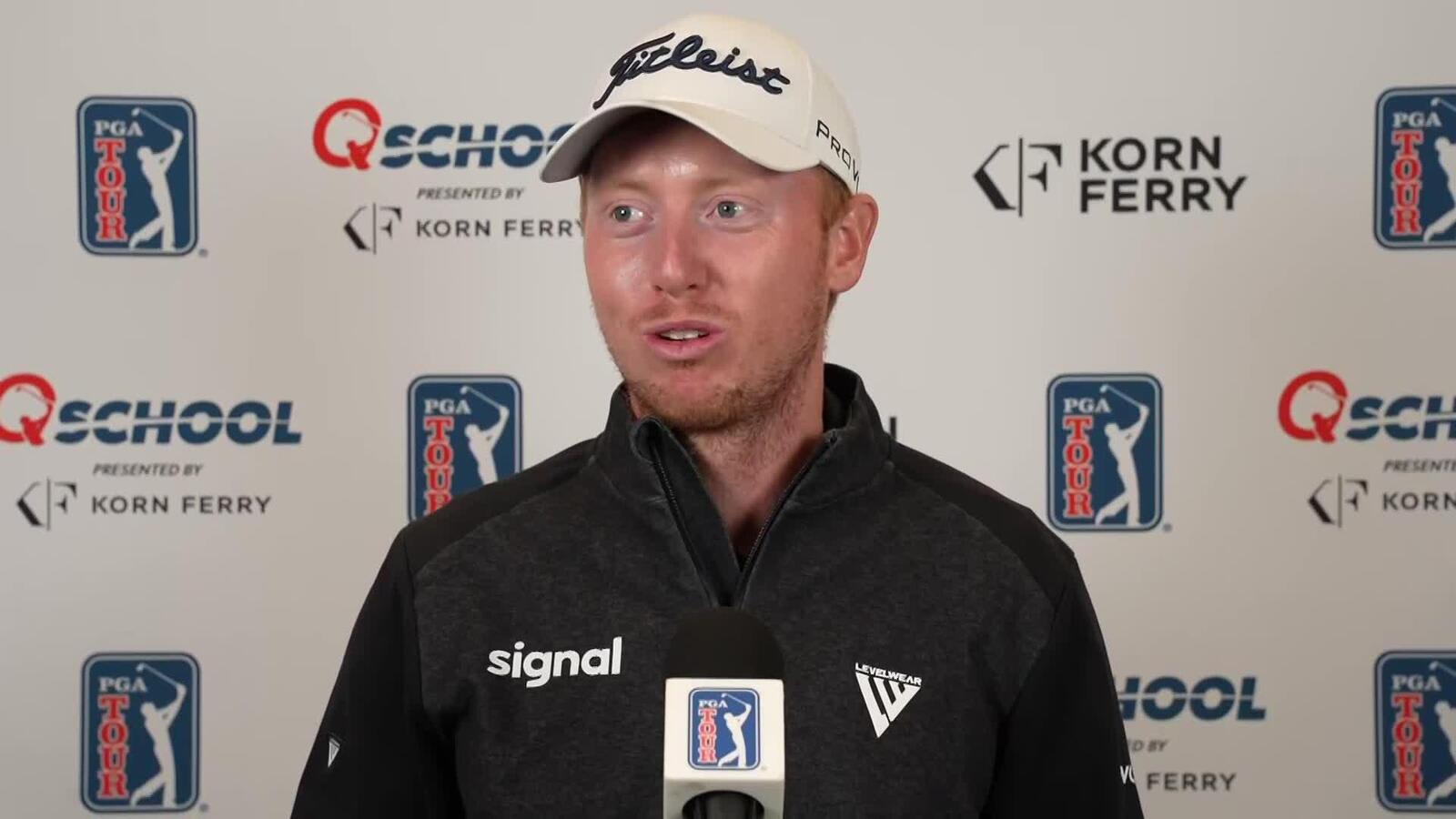 Hayden Springer earns his first PGA TOUR card at Q-School