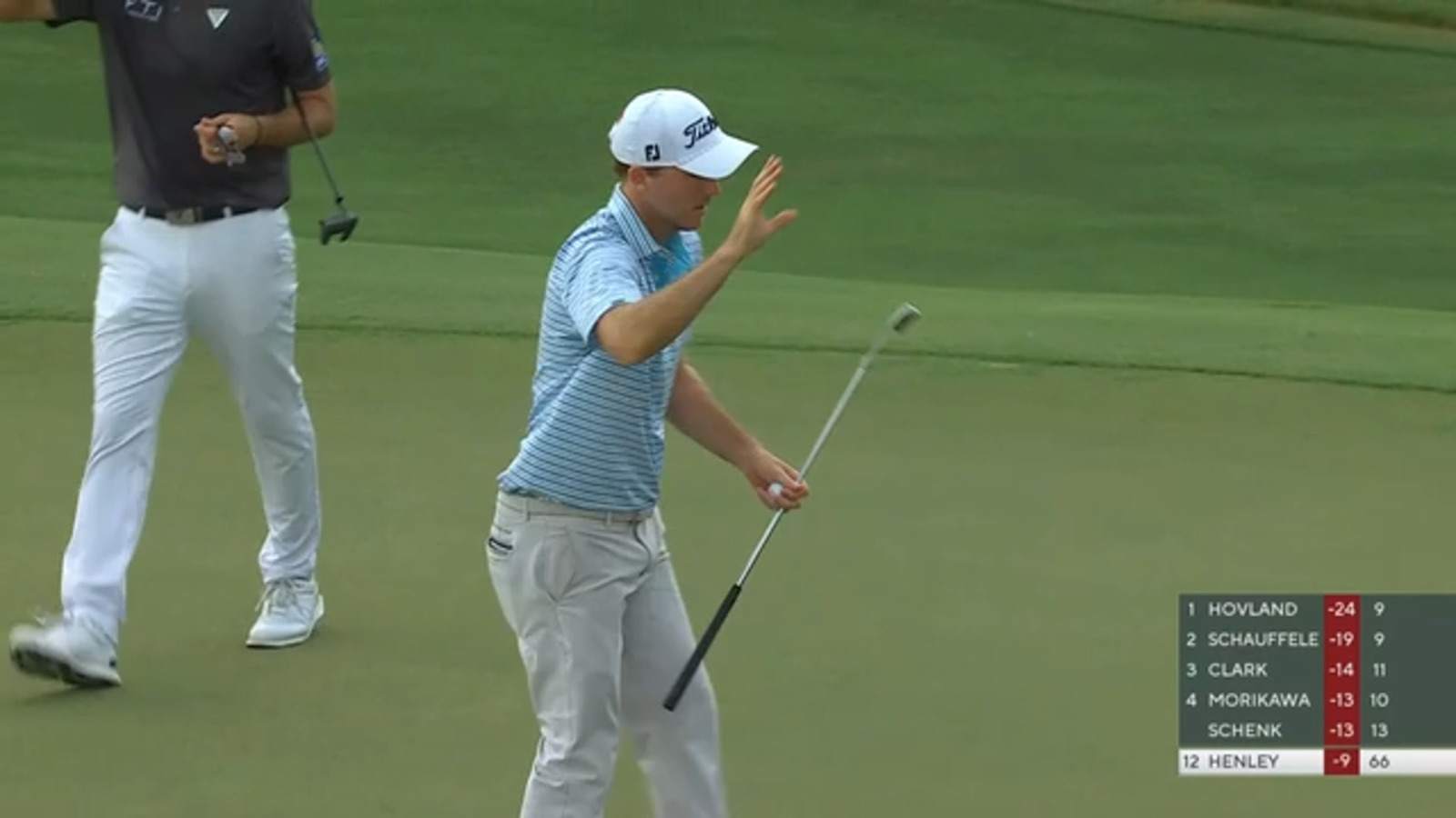 Russell Henley's 247-yard near-albatross leads to closing eagle at TOUR Championship