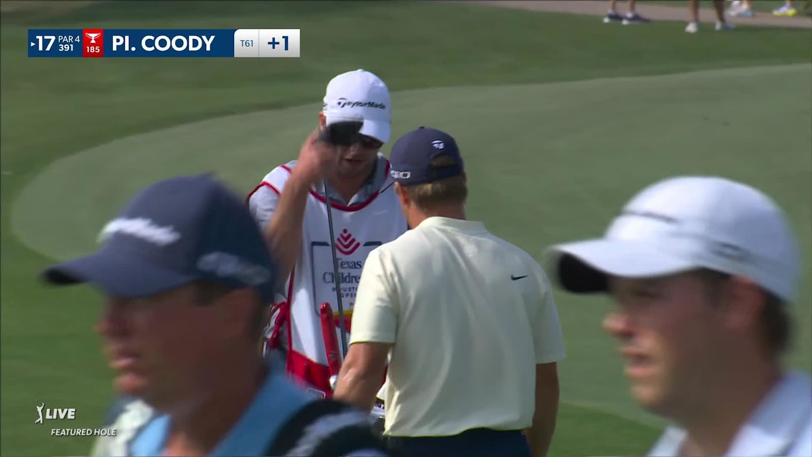 Pierceson Coody makes birdie on No. 17 at Houston Open