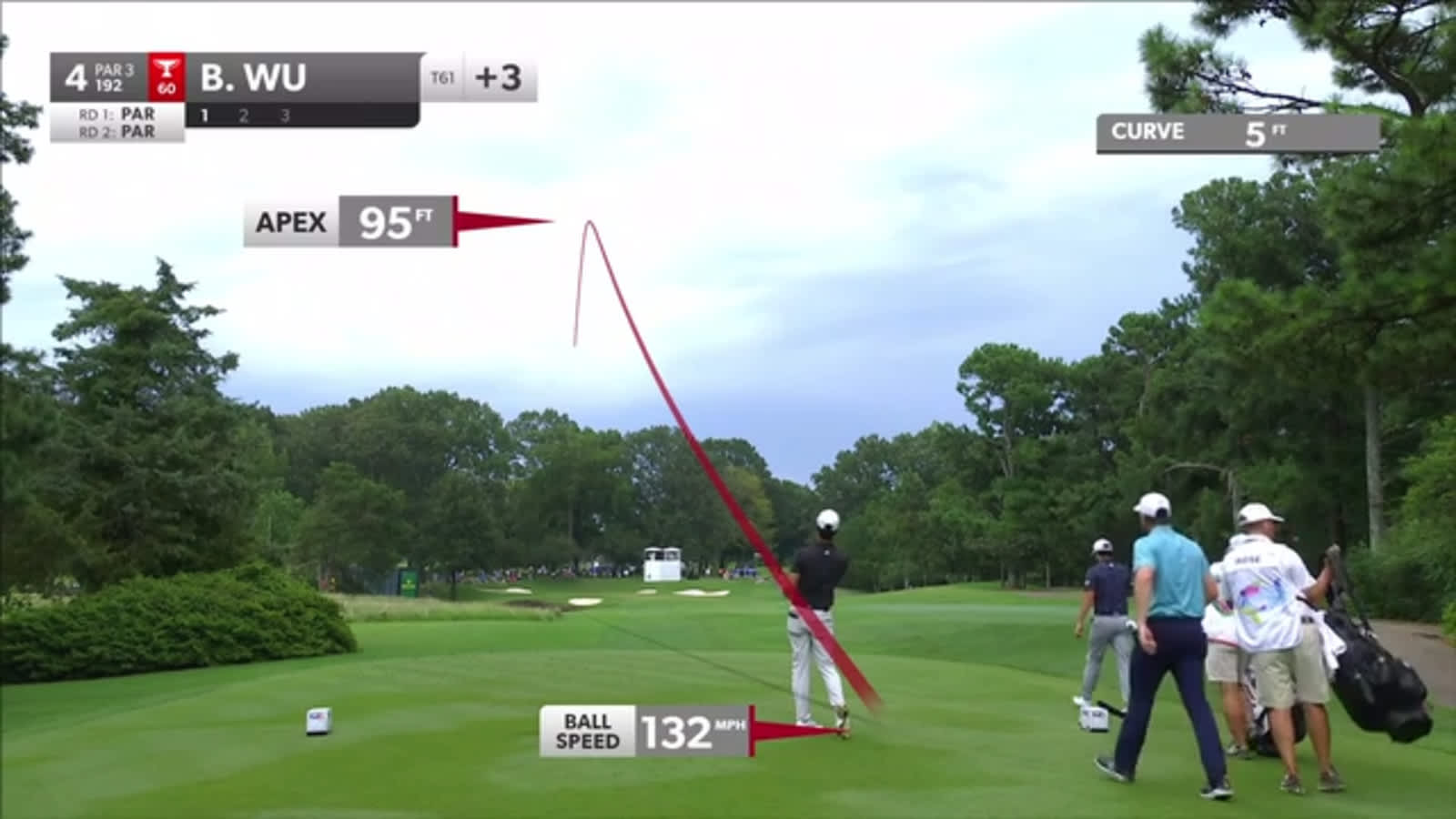 Brandon Wu goes flag hunting to set up birdie at FedEx St. Jude