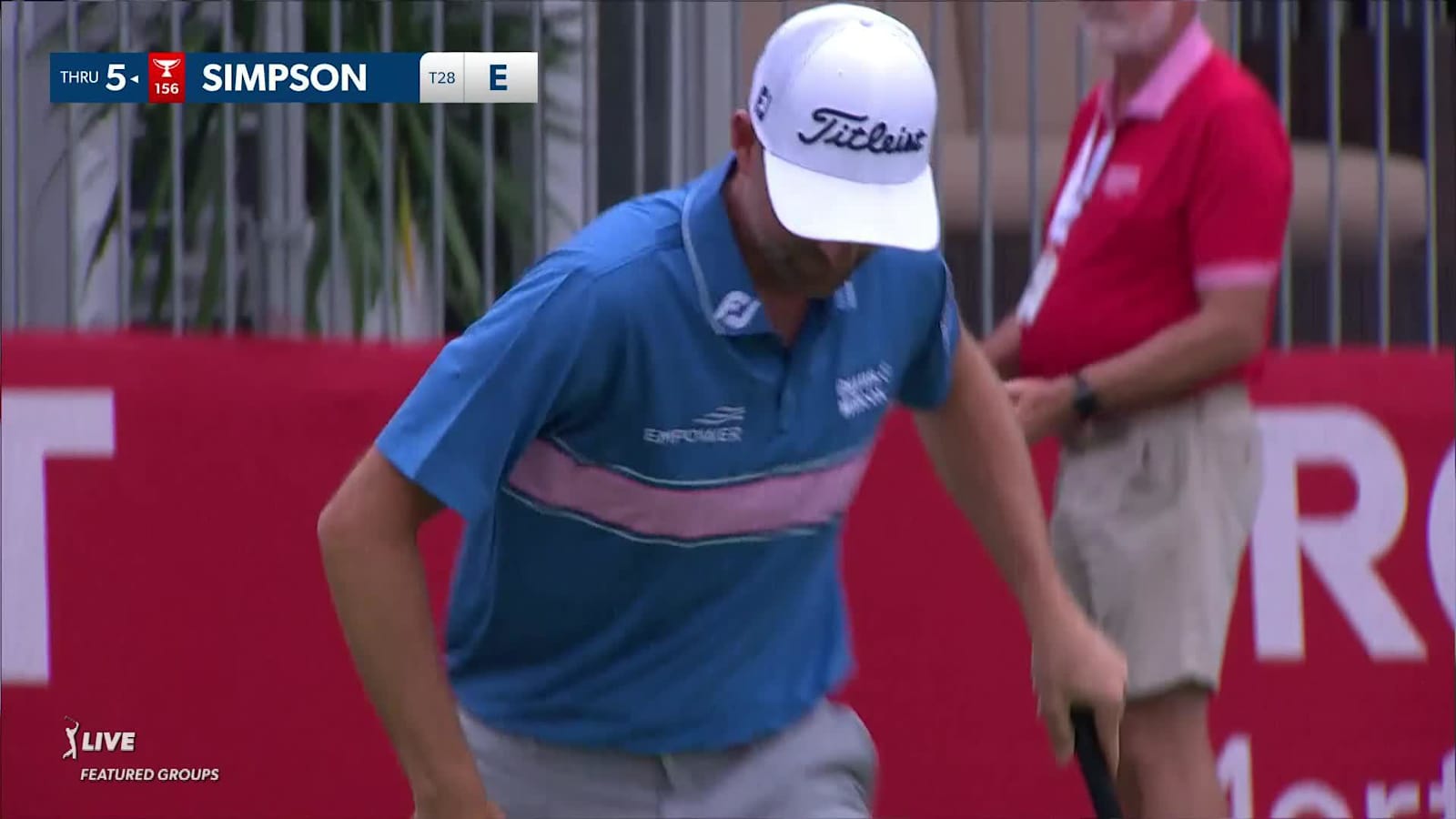 Webb Simpson dials in approach to yield birdie at Rocket Mortgage