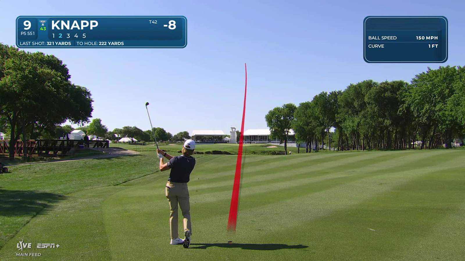 Jake Knapp makes eagle putt on No. 9 at THE CJ CUP