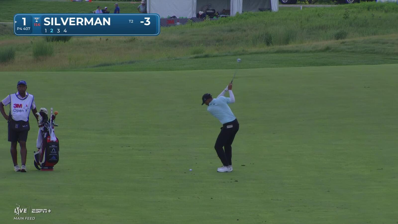 Ben Silverman makes birdie on No. 1 at 3M Open