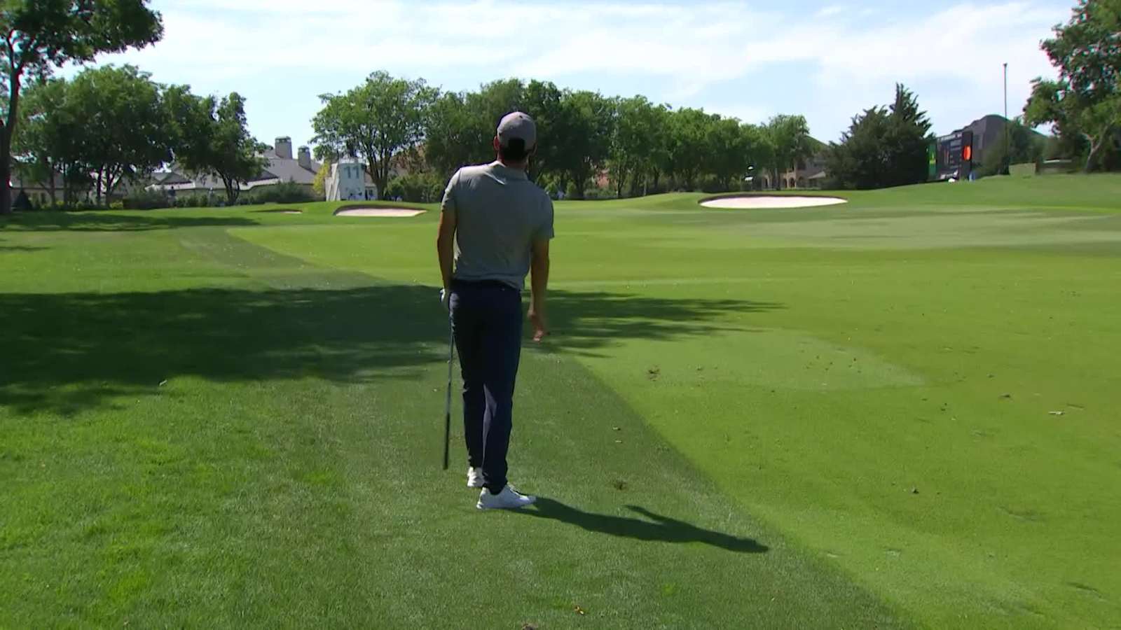 Joaquin Niemann uses the slope to set up birdie at AT&T Byron Nelson