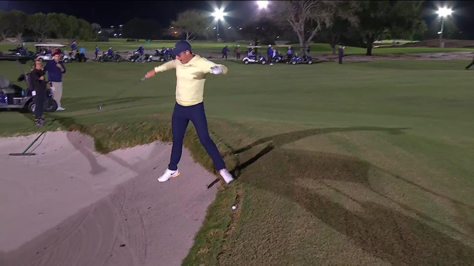 Rory McIlroy’s first hole shenanigans at Capital One’s The Match