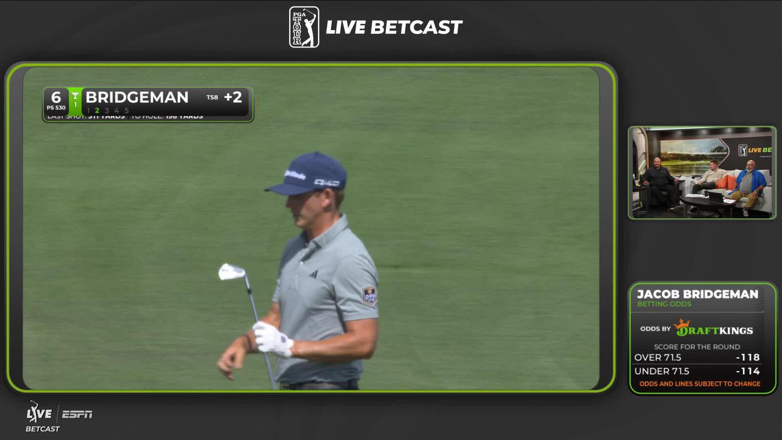 Jacob Bridgeman hits 197-yard approach to 23 feet, sets up birdie on No. 6 at Arnold Palmer