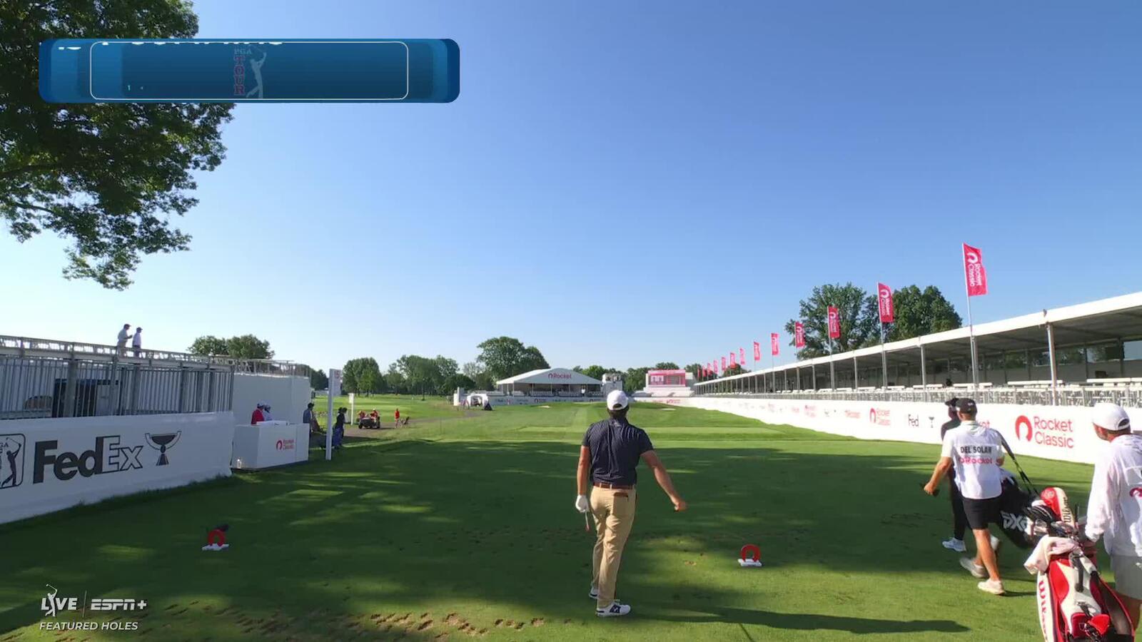 Quade Cummins makes birdie on No. 15 at Rocket Classic