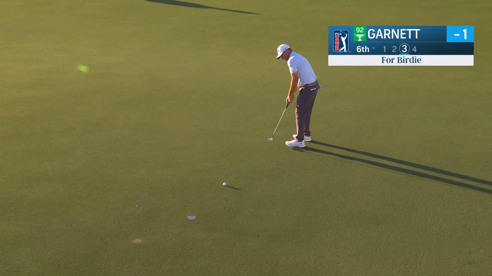 Brice Garnett pours in birdie putt at WM Phoenix Open