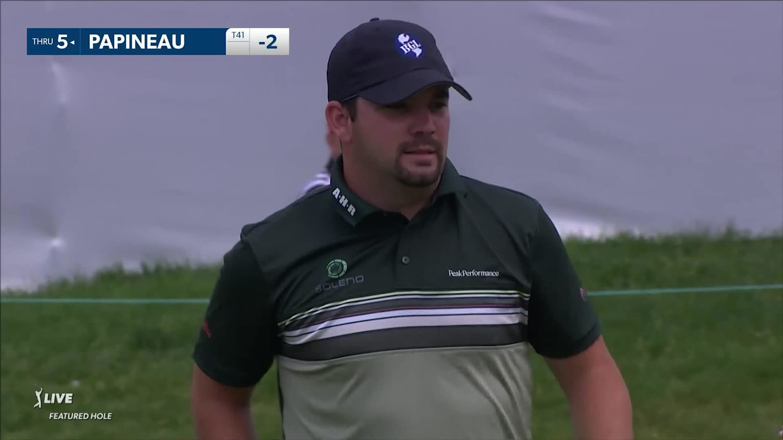 Étienne Papineau makes birdie on No. 14 at RBC Canadian