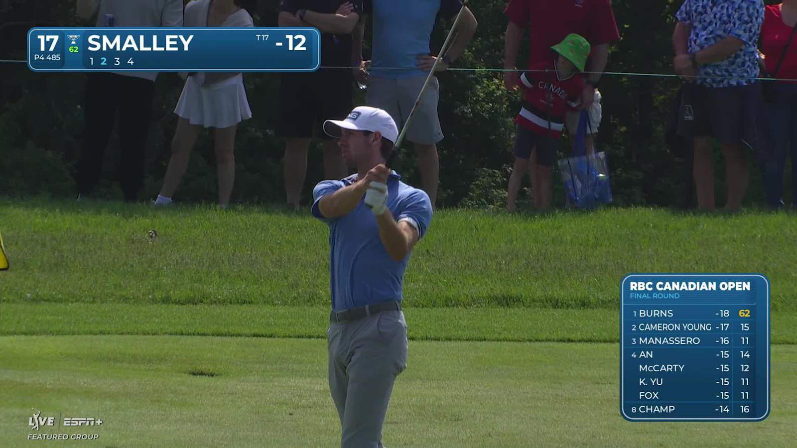 Alex Smalley makes birdie on No. 17 at RBC Canadian
