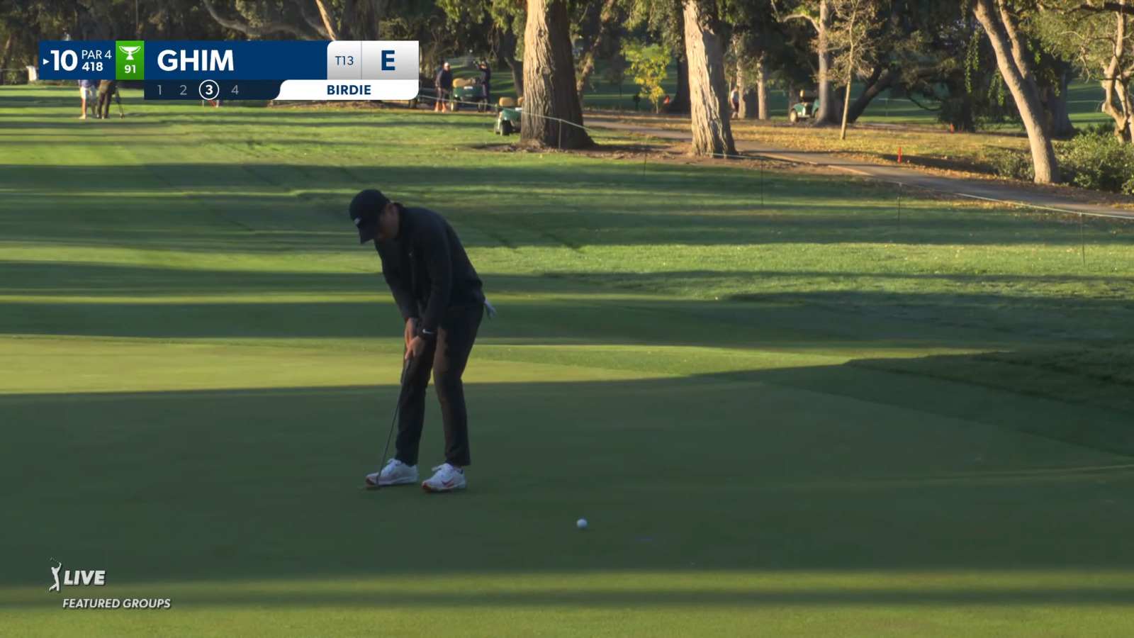 Doug Ghim's approach to 6 feet yields birdie at Procore