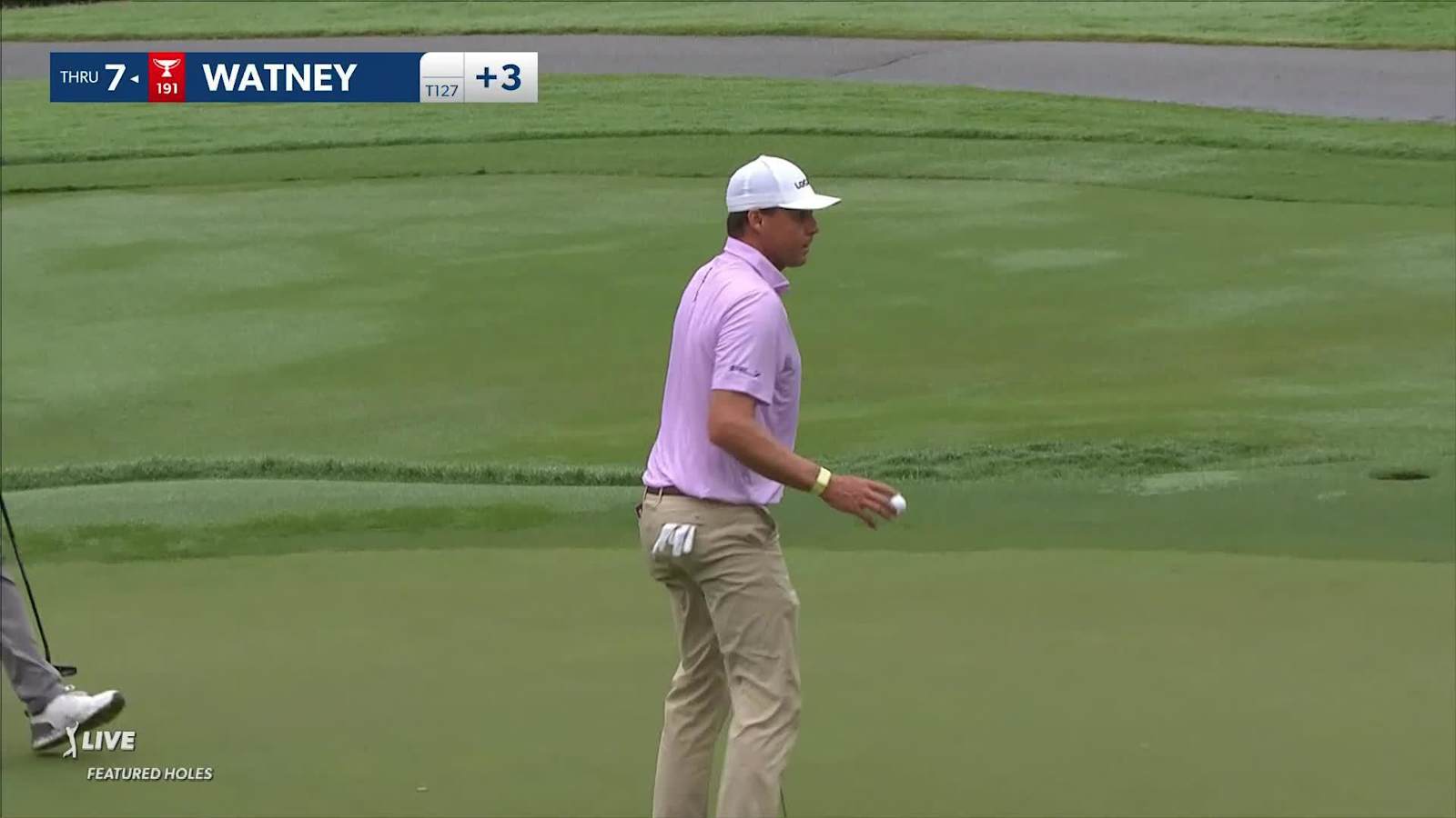 Nick Watney makes birdie at Wyndham