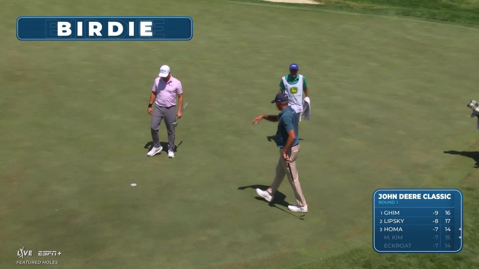 Matt Kuchar makes birdie on No. 14 at John Deere