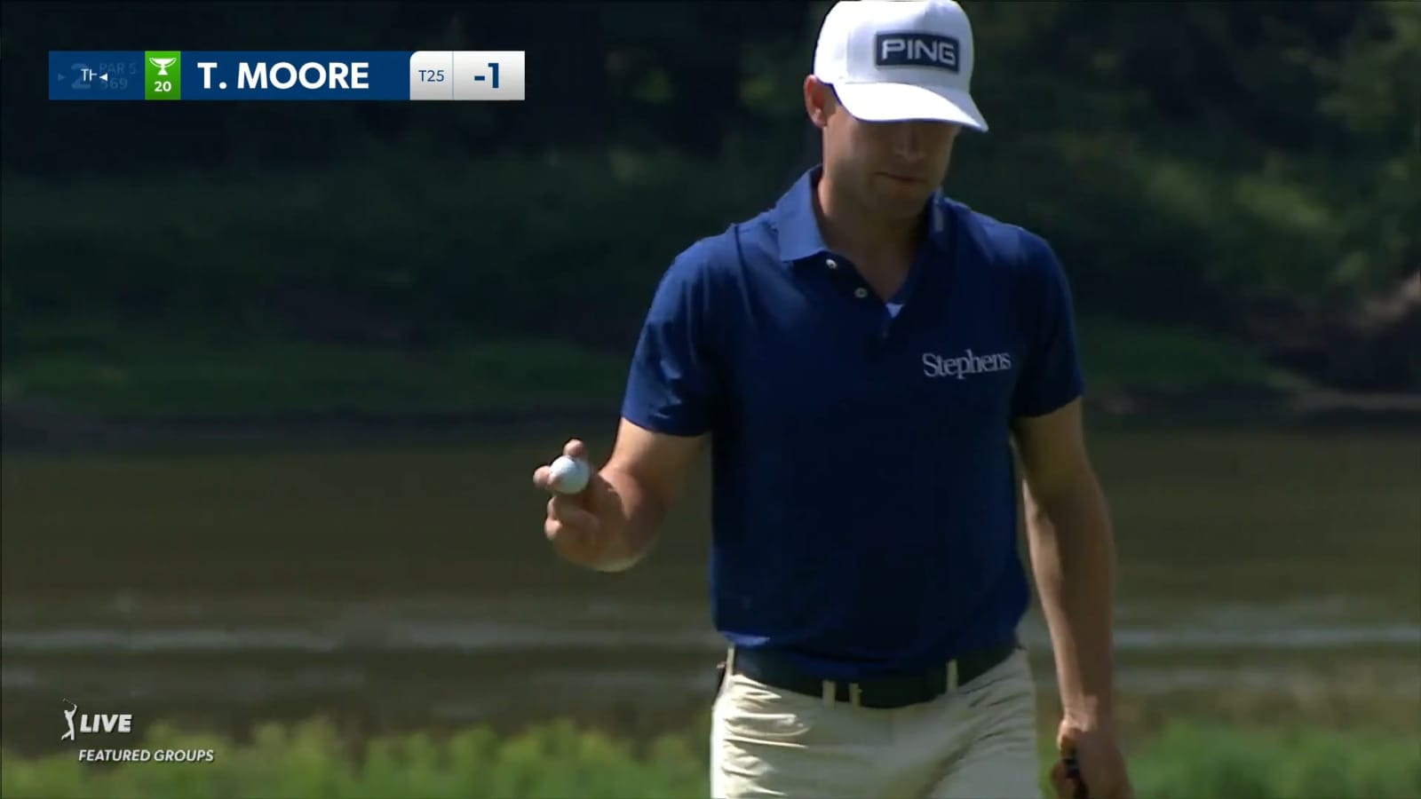 Taylor Moore cards birdie at John Deere
