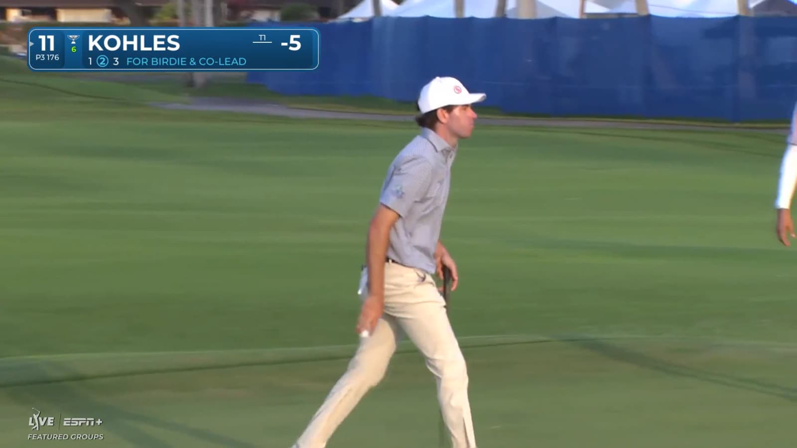 Ben Kohles' tee shot to 11 feet yields birdie at Sony Open