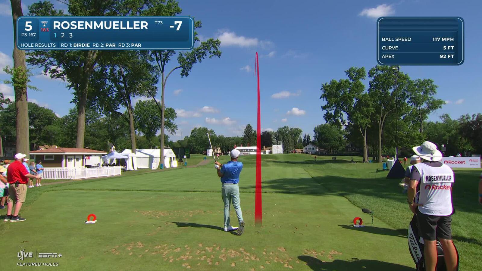 Thomas Rosenmueller makes birdie on No. 5 at Rocket Classic