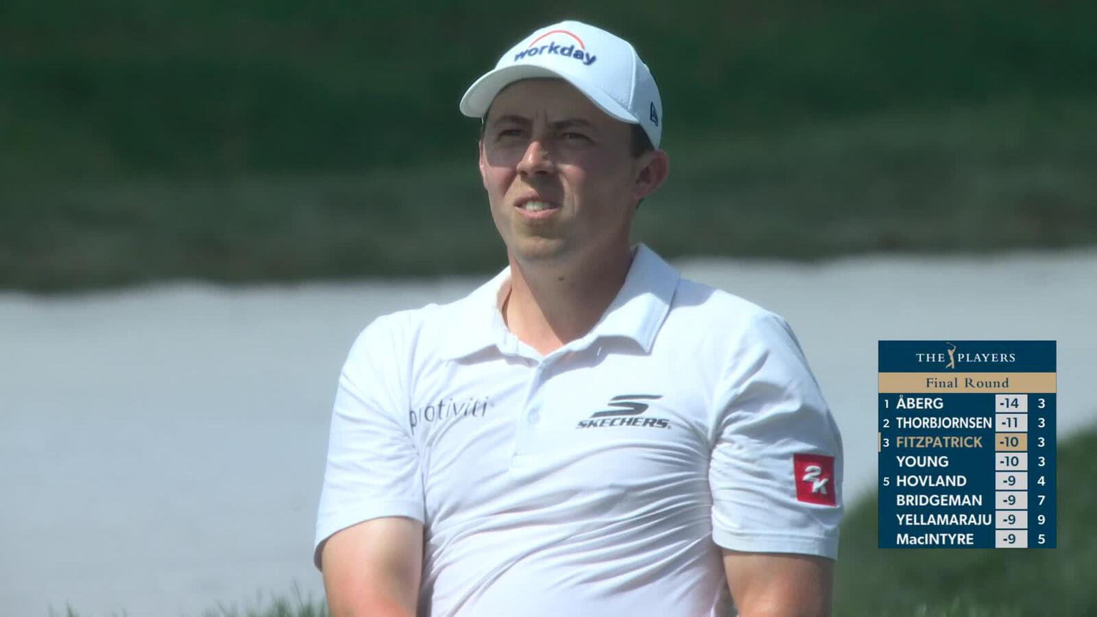 Matt Fitzpatrick hits 87-yard approach to 7 feet, sets up birdie on No. 4 at THE PLAYERS