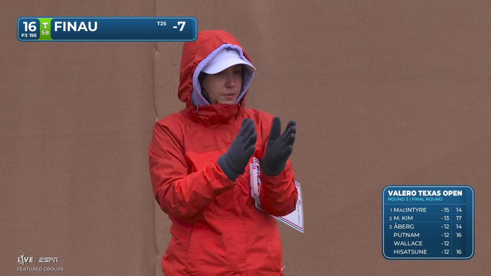 Tony Finau hits tee shot to 13 feet, sets up birdie on No. 16 at Valero