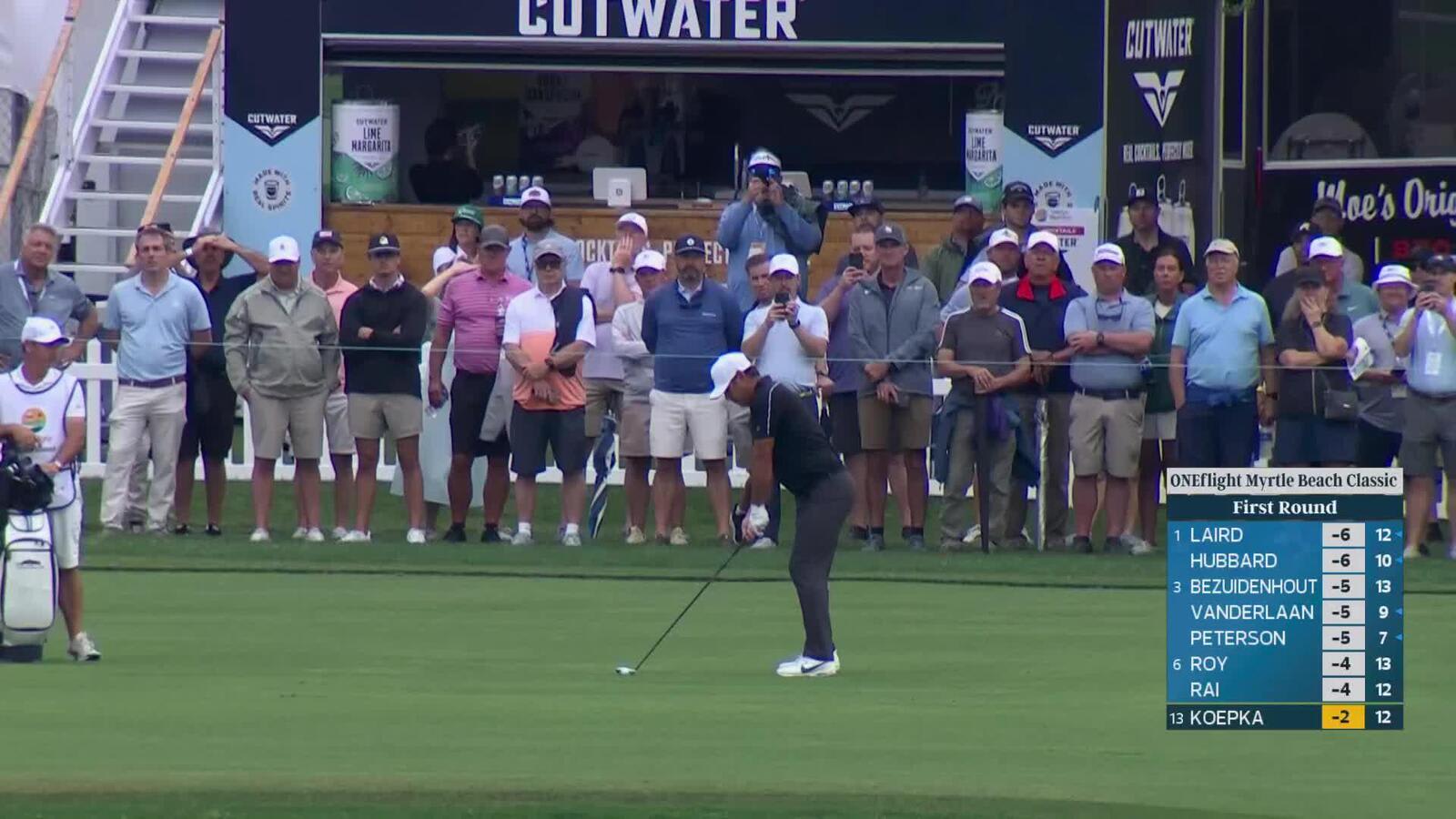 Brooks Koepka reaches par-5 No. 13 in two, makes birdie at ONEflight Myrtle