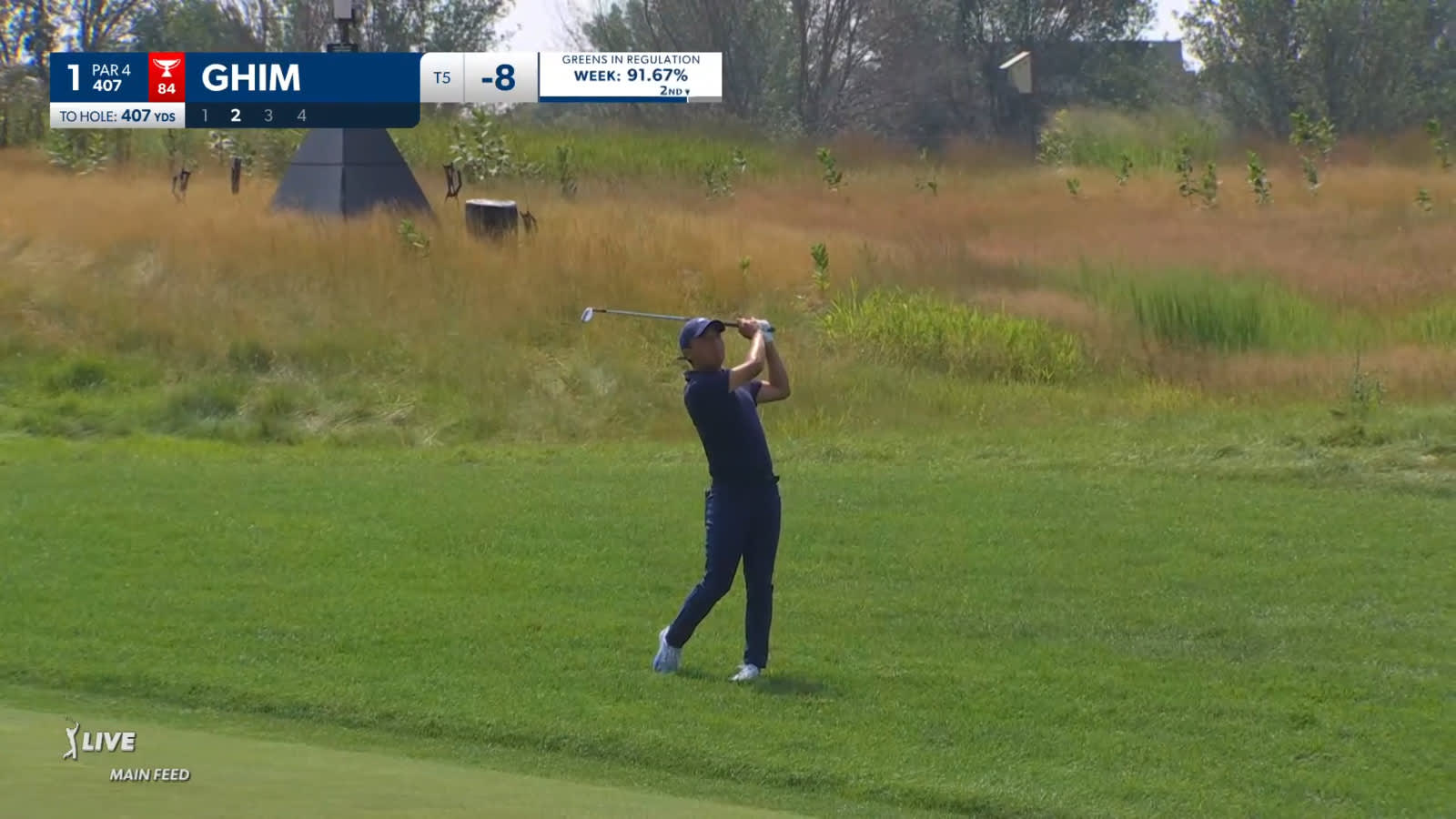 Doug Ghim's tight approach leads to birdie at 3M Open