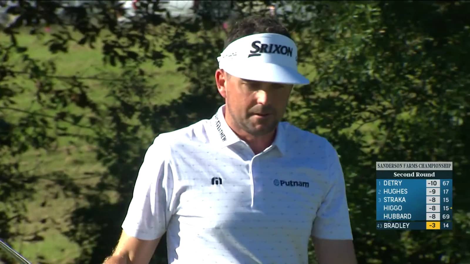 Keegan Bradley makes birdie at Sanderson Farms